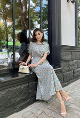 Soft & Stylish Boho Dress – Free-Spirited Look with Ethnic Print Charm